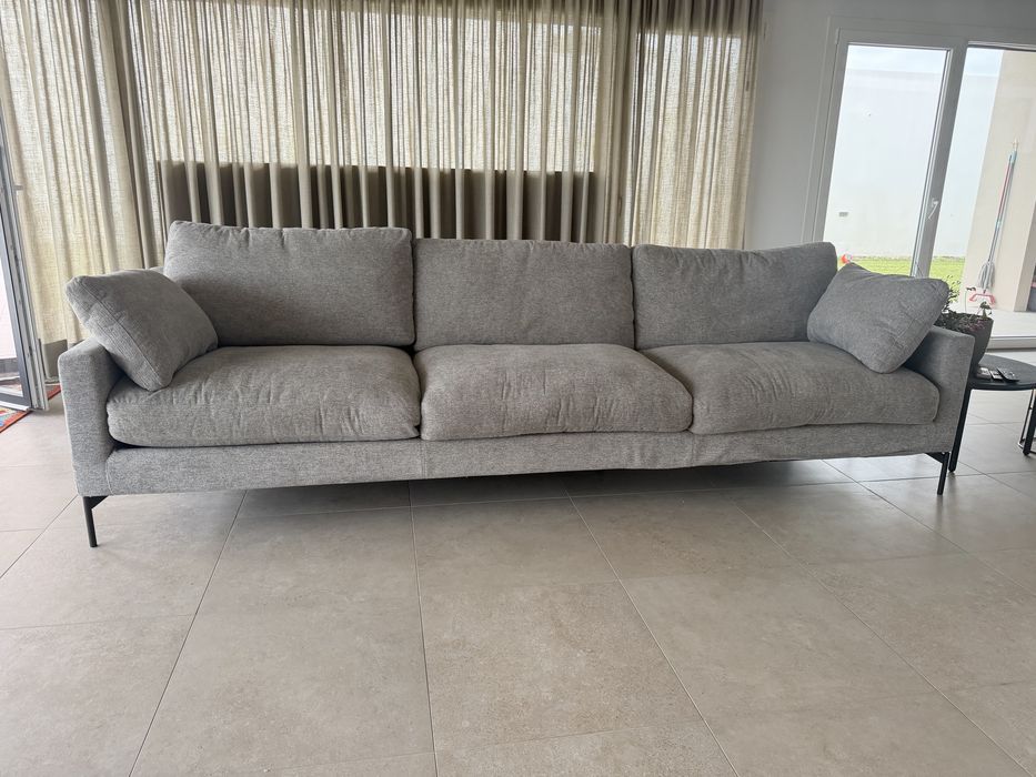 Sofa cinza 5 pessoas