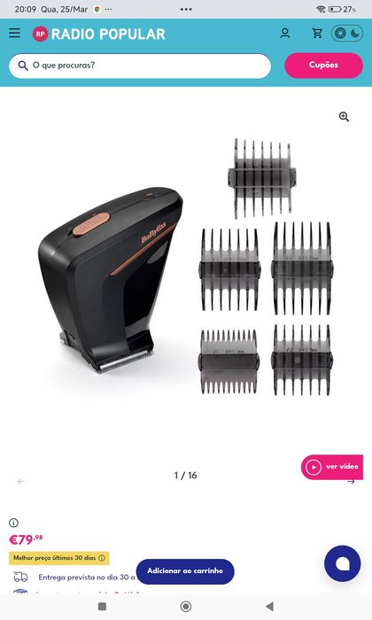 Maquina cortar cabelo e barba nova selada
Bom qualidade e durabilida