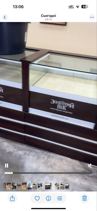 Меблі вітрини торгові прилавки стекляні, скло, тумбочки