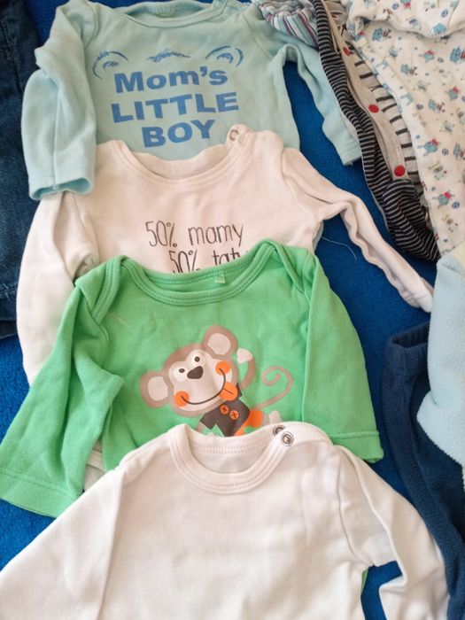 Paczka ubrań dla niemowlaka 62 chłopca