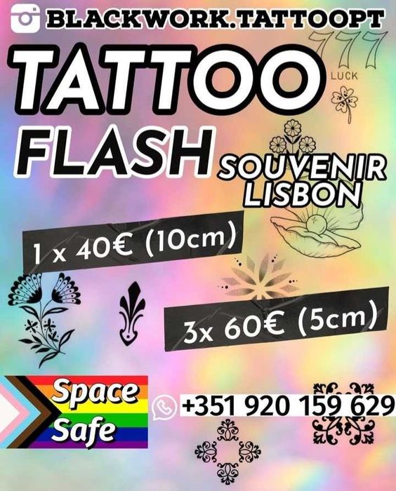 Black friday tattoo promotion 40 EUROS