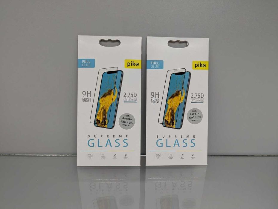 Google Pixel 8 Pro Захисне скло 5D Piko Full Glue для - Black