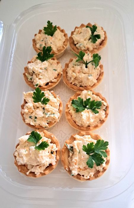 Salgados fritos e congelados