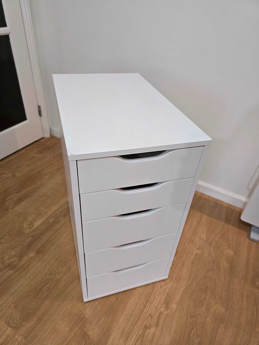 Bloco de gavetas IKEA ALEX – Branco