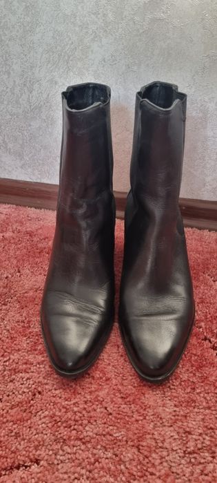 Кожанные Ботинки ZARA