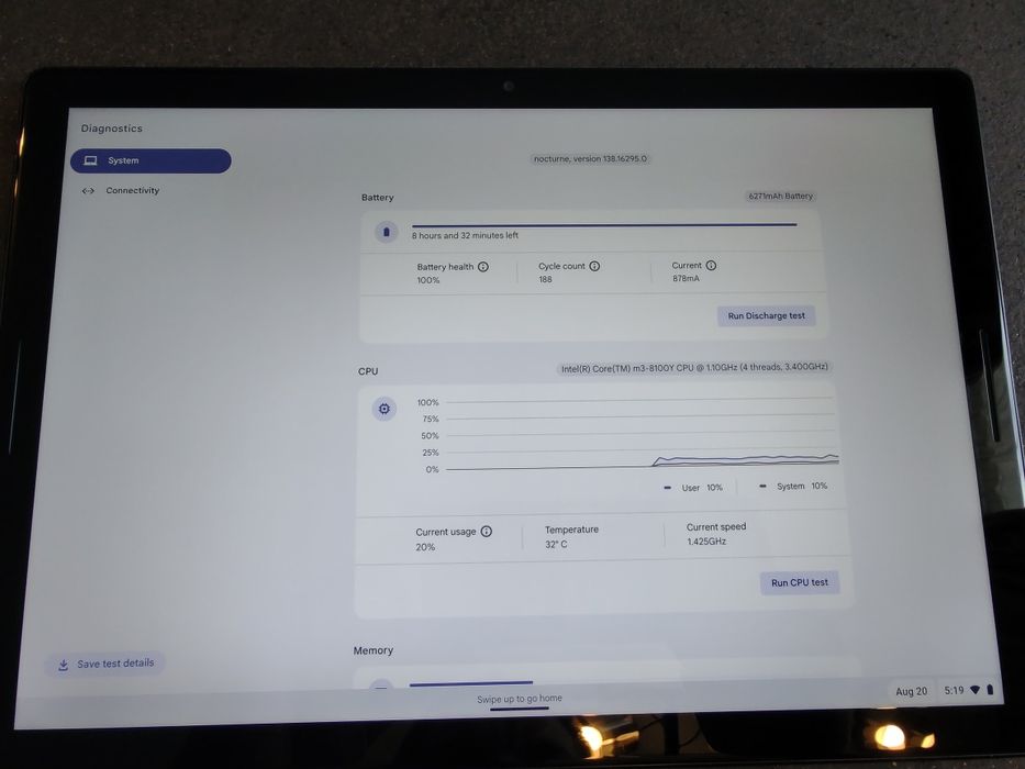Google Pixel Slate 8/64 3К 12,3' Chrome OS Chromebook планшет