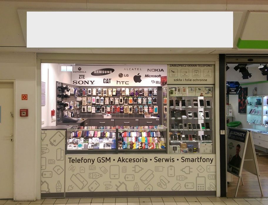 Stoisko lokal w centrum handlowym - gotowy działający biznes GSM