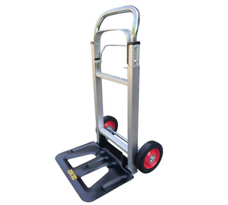 Візок складаний ручний алюмінієвий платформний складський, тачка