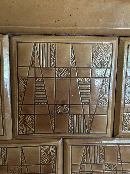 Kafle z rozbiórki pieca