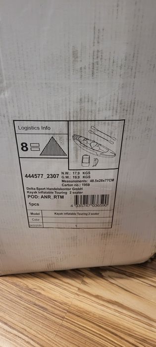 Kajak turystyczny 2 osobowy Crivit