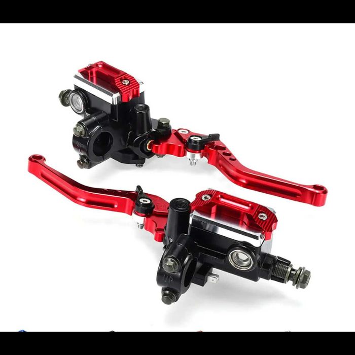 D60- moto kit manetes travão/embreagem DEPÓSITO DUPLO universal 7/8"