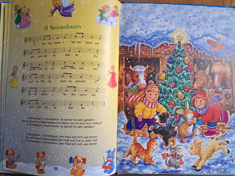 "Скоро Різдво", пісні, оповідки, книга німецькою для дітей