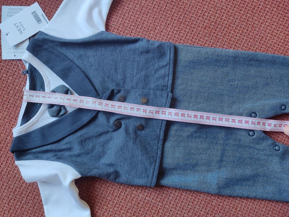 Святковий костюм, чоловічок Next 0-3 міс, комбез для хлопчика