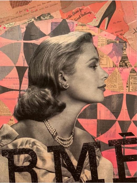 Hermes - Grace Kelly by Robert Mars - serigrafia