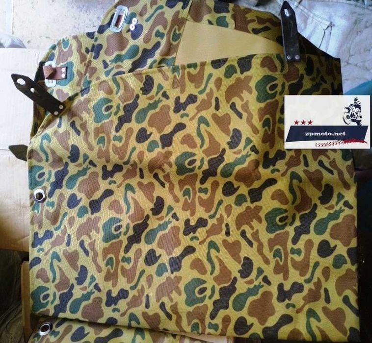 Тент чехол брезентовый камуфляж коляски Днепр Мт К-750 Касик Урал М-72