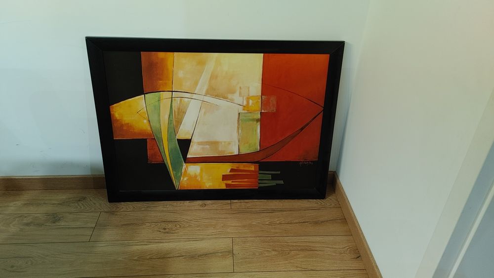 Obraz czarna rama 100 cm x 70 cm