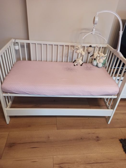 GULLIVER łóżeczko dziecięce IKEA z materacem