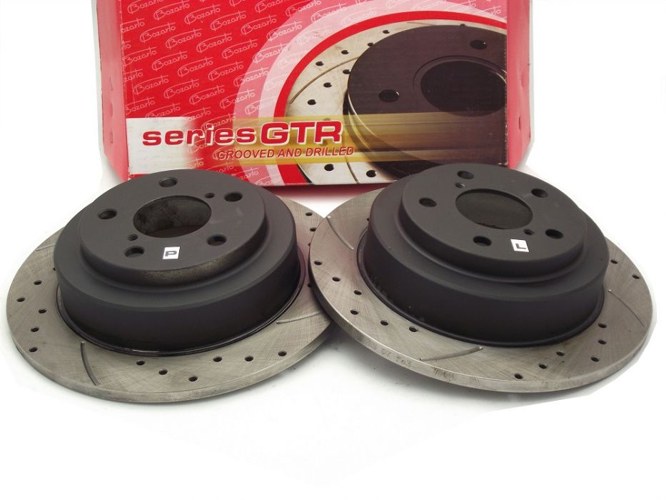 TARCZE hamulcowe 266mm wiercone Subaru Forester Impreza Legacy TYŁ