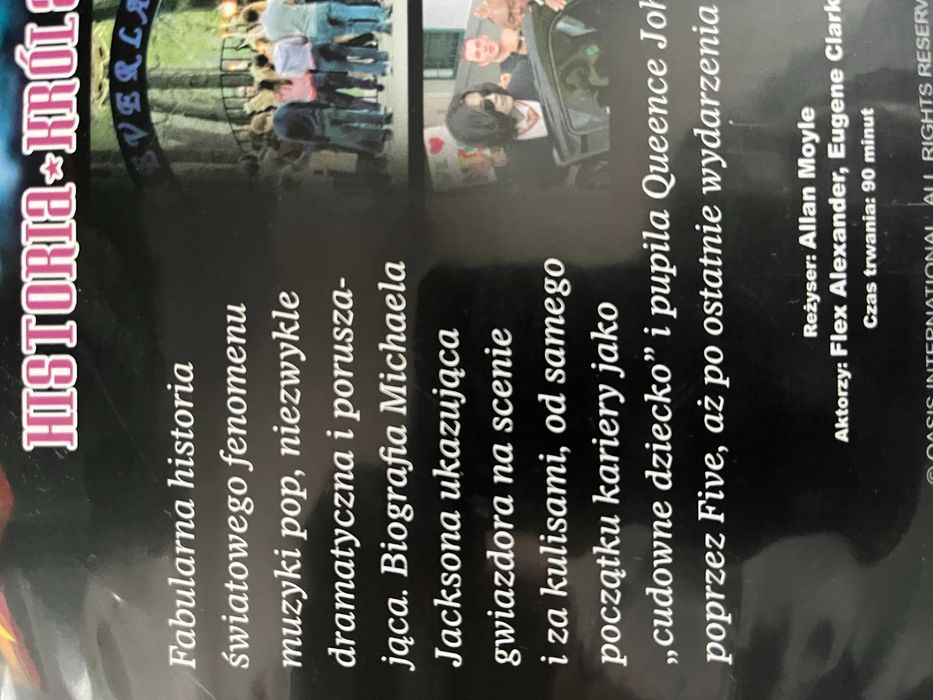 Historia Króla Popu film DVD