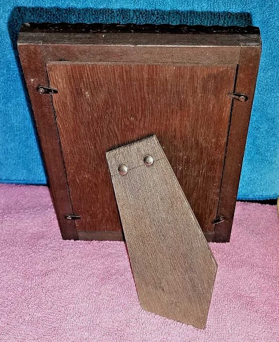 Moldura Antiga Madeira de Pau-santo Entalhada