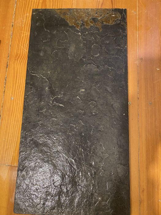 Pavimento cerâmico  xisto preto  NATURAL 60cmx30cmx 11/12mm espessura