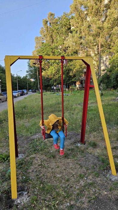 Сидение для качели на жёсткой сцепке
