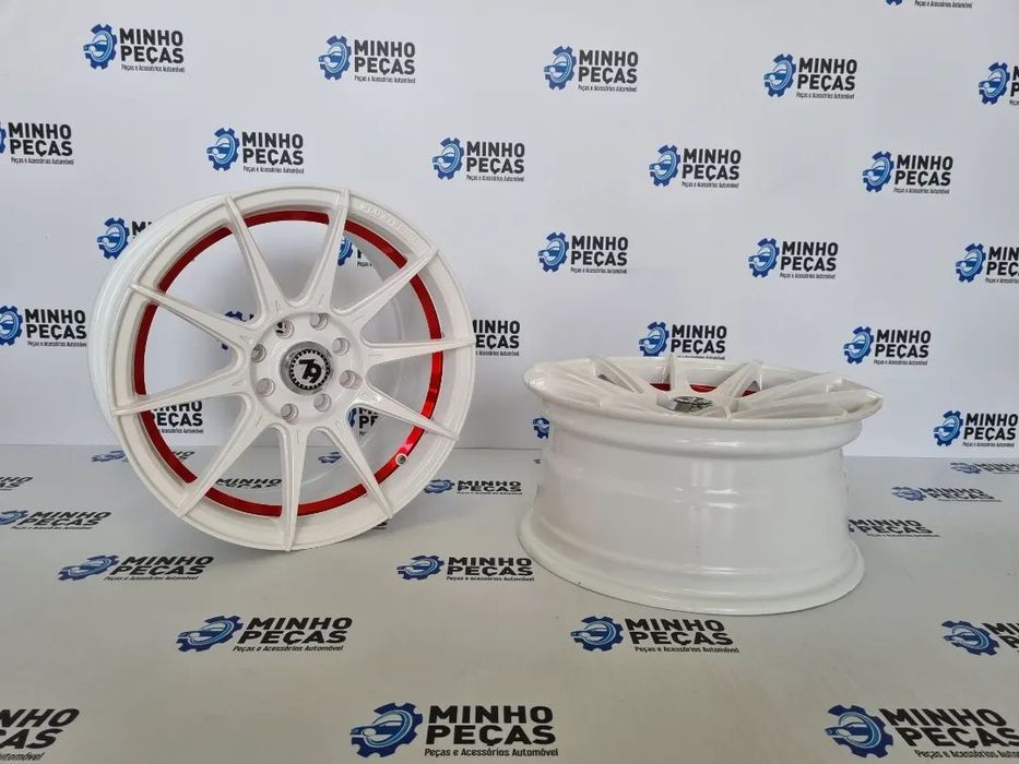 Jantes Seventy9 (SCF-F) em 15" Brancas Red Lip