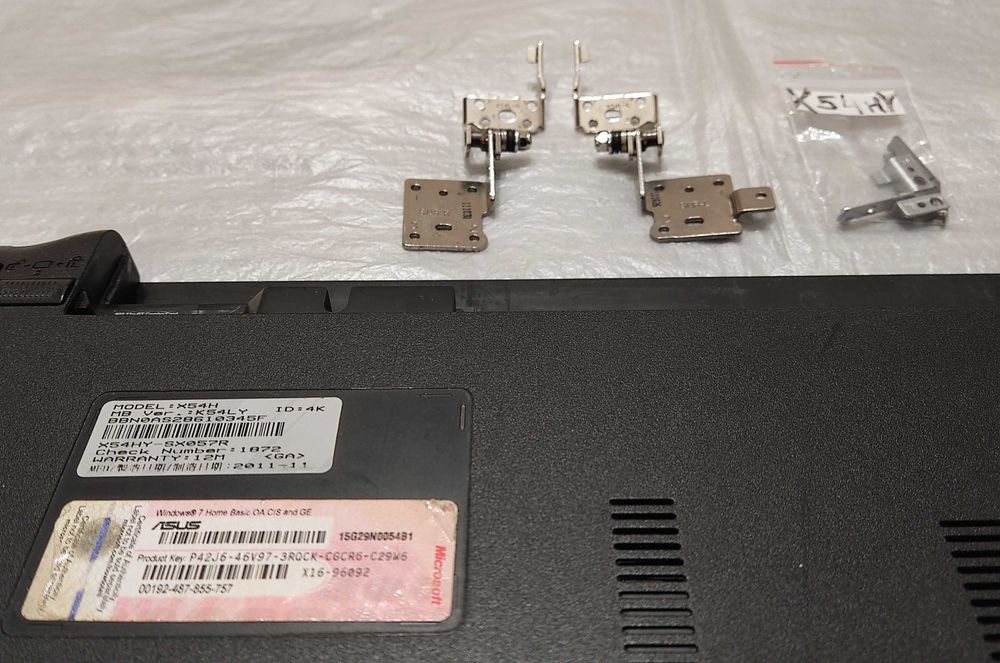 Корпус – Asus X54C/X54H/X54HR/X54HY/X54LY (K54C/K54HR/K54LY) A54C/A54H