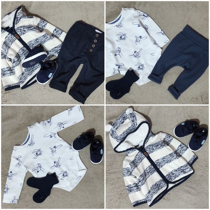 Newbie name it Next mega paka wyprawka synek 62-68