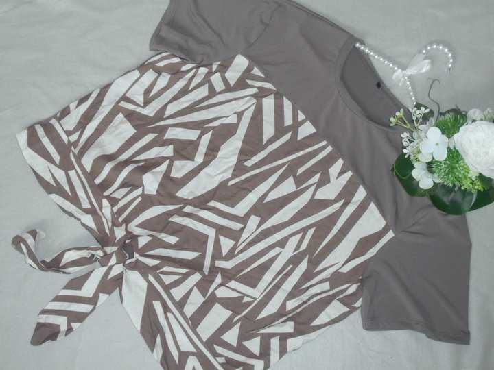Bluzka wiązana  46 3XL #285