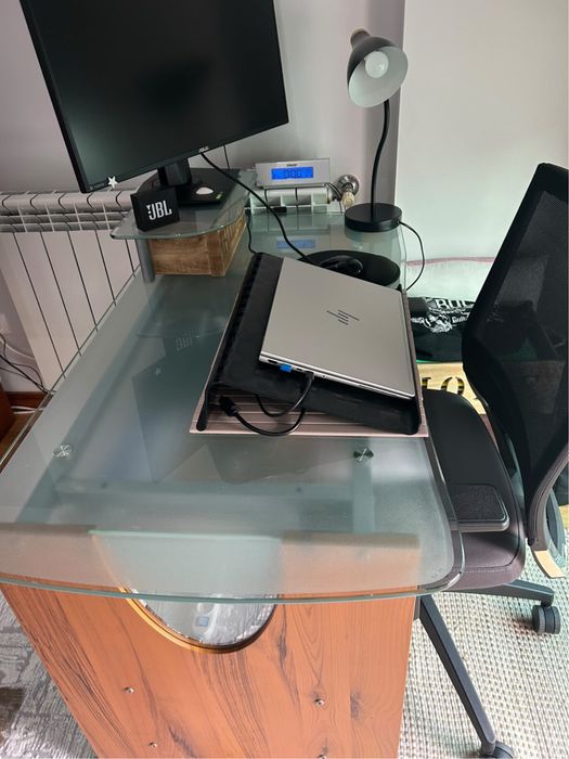 Secretária Tampo de Vidro