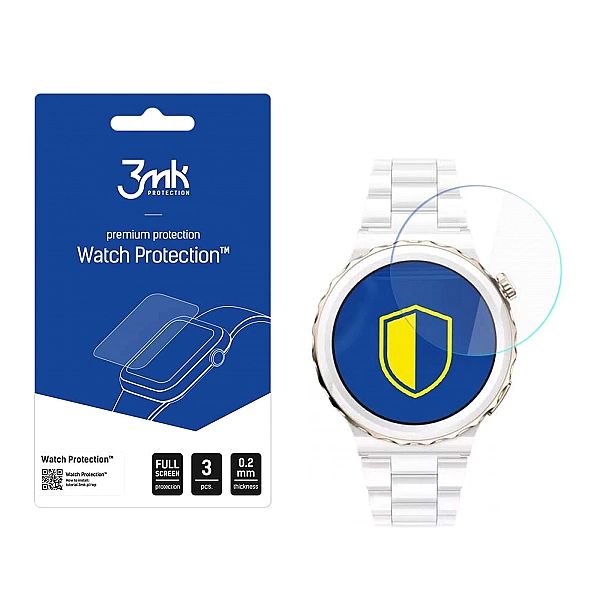 Szkło hybrydowe 3mk Watch Protection™ v. FlexibleGlass na Huawei Watch