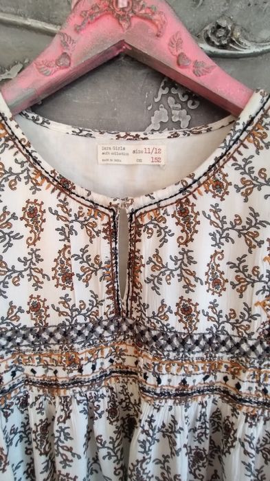 Zara piękna sukienka Boho 152 ideal