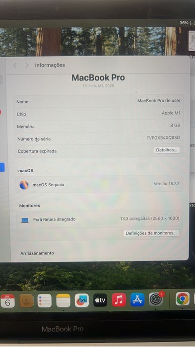 Macbook Pro M1 - de 2020