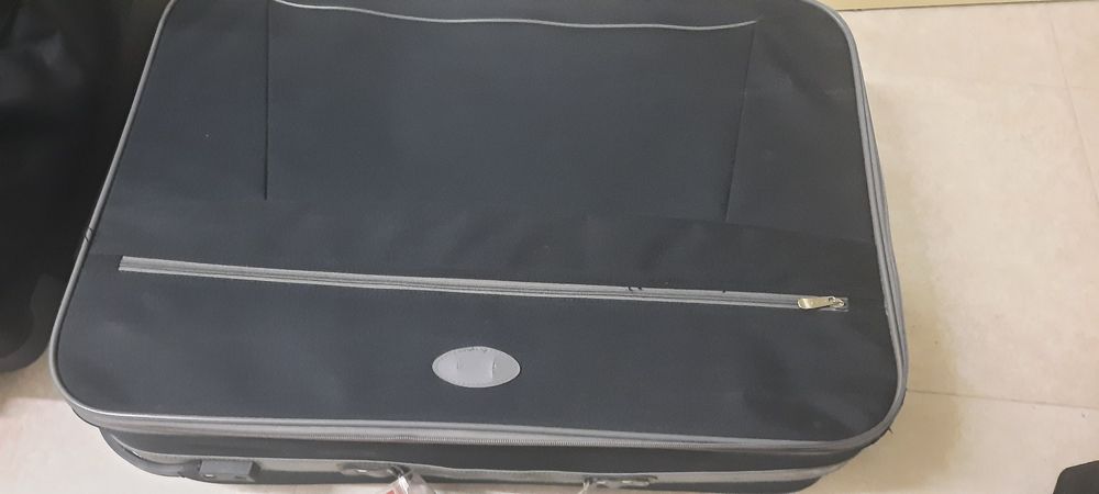 mala viagem de porão, azul escuro