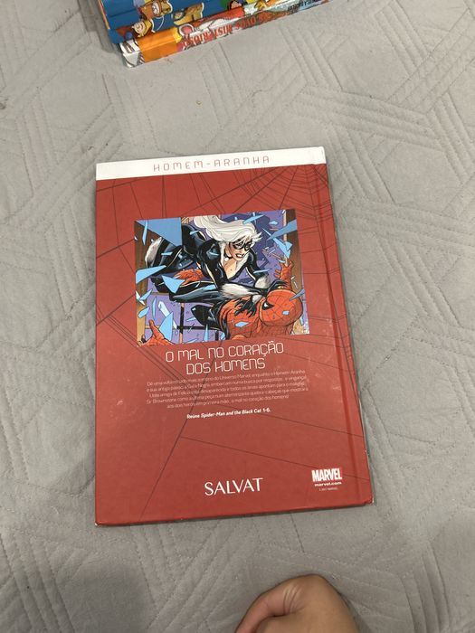 Livro homem aranha “O mal no coração dos homens”