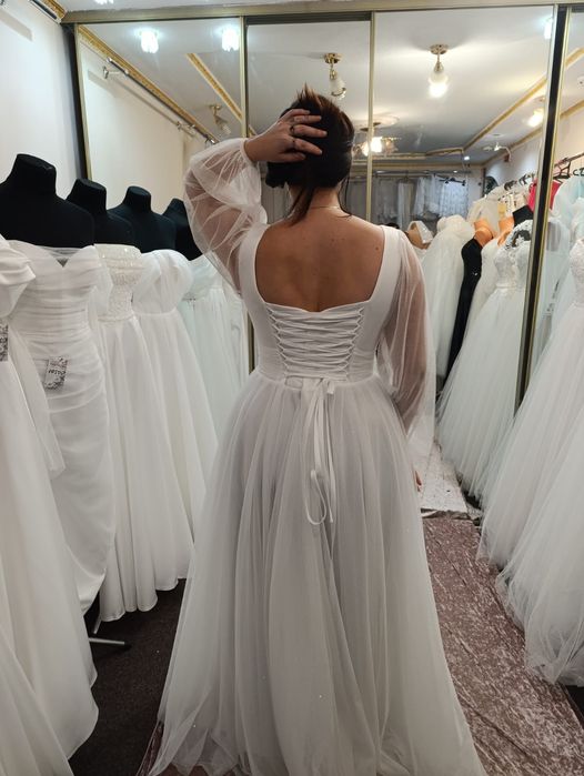 Весільна сукня фатінова