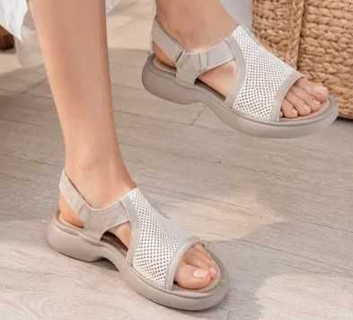 Босоніжки Ailinda | Замша + текстиль | Розміри 36-40