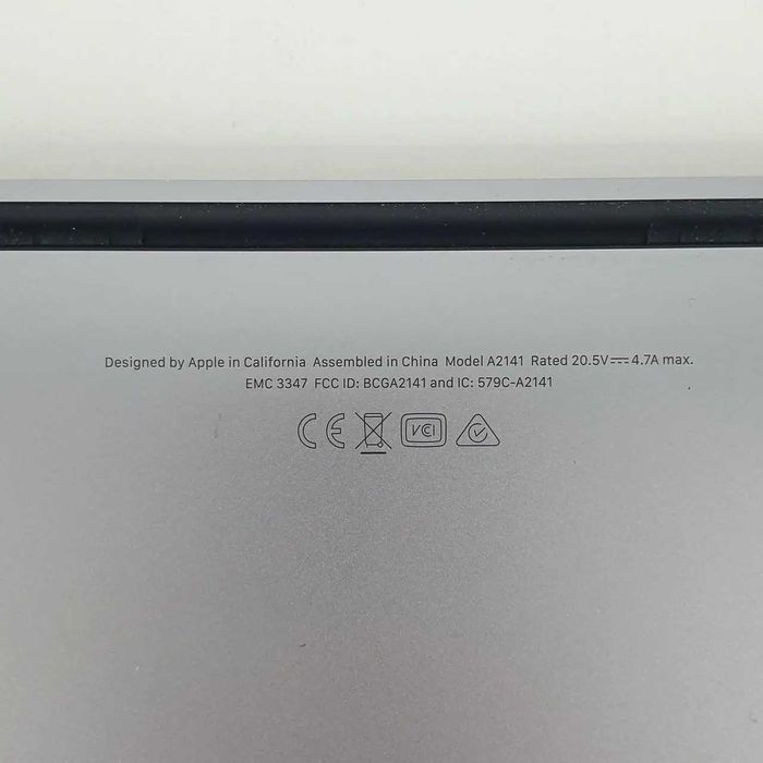 Ноутбук Apple MacBook Pro 16" A2141 (i7-9750H/16/512SSD/PRO 5300M) Б/В