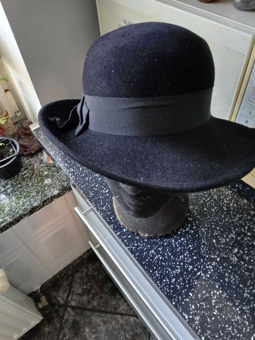 kapelusz czarny Lady Like