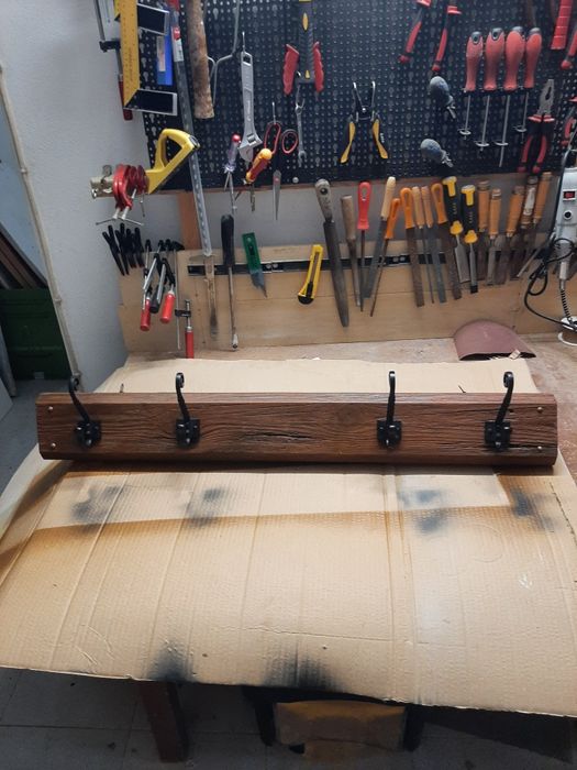 Cabide Rustico 5 Ganchos