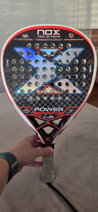 Raquete padel nox luxury power l.6