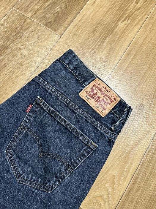 Джинси Levi's 569 темно-сині прямий крій 33/32