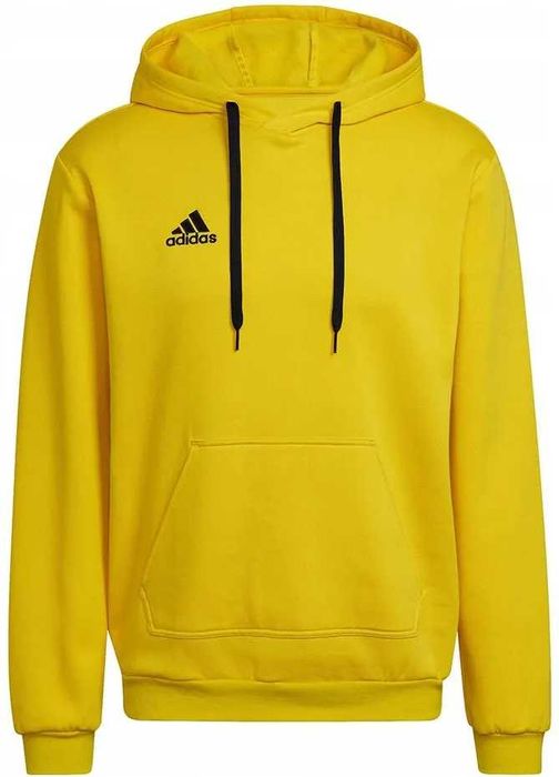 Nowa męska żółta bluza sportowa z kapturem ADIDAS R- 2XL!