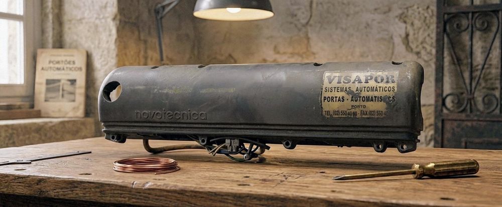 Motor Portão Automático Novotecnica (Visapor) – Para Peças ou Restauro