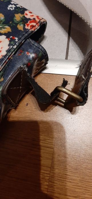 Torba torebka w kwiaty na ramię