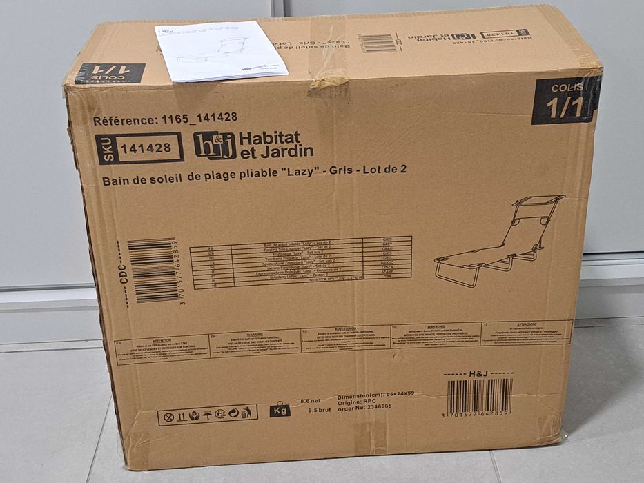 Espreguiçadeiras de Jardim - só 28€