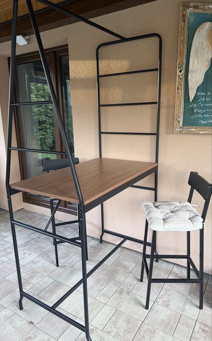 stół barowy IKEA HÅVERUD plus 2 krzesła barowe