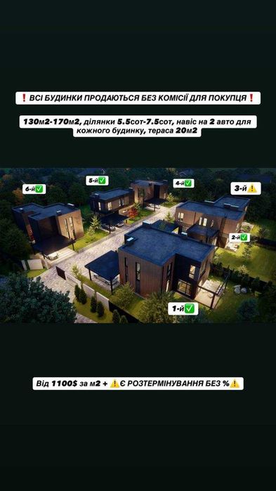 ПРОДАЖ КМ At Home с.Бірки ОКРЕМИЙ будинок 170м2, 7.5 сот, всі комунікації