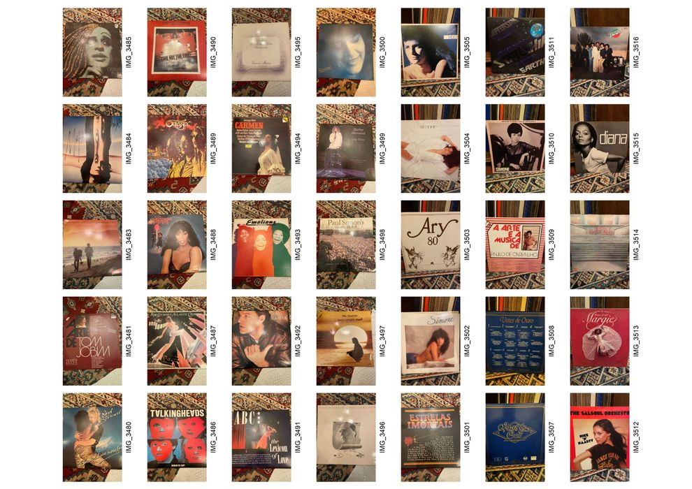 Discos Vinyl records